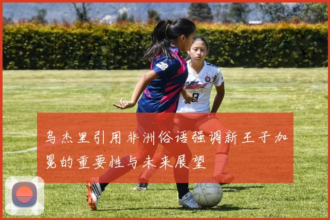 乌杰里引用非洲俗语强调新王子加冕的重要性与未来展望